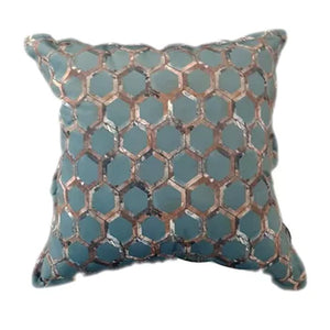 Teal Hex Cushion - MHF Decor-Delights