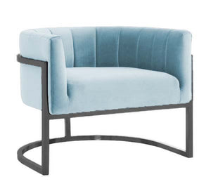 Claudette Sofa Chair in Black Frame (Available in Taupe, Bottle Green and Turquoise) - MHF Decor-Delights