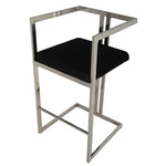 Christopher Leisure Bar Stool (Silver Frame) - MHF Decor-Delights