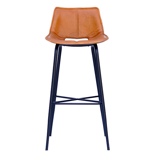 Caisley Leather Bar Stool - MHF Decor-Delights