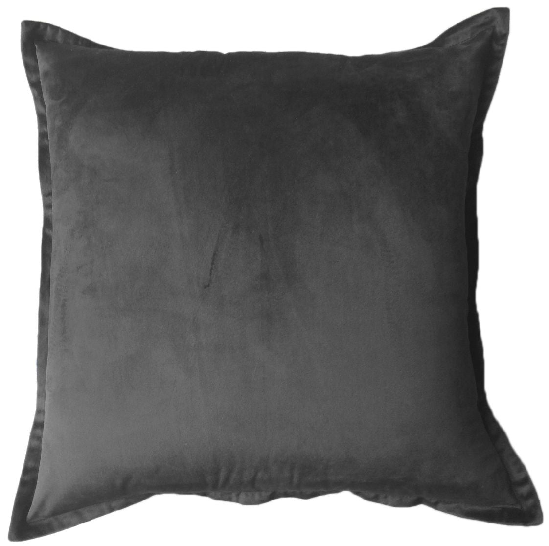 Velvet Charcoal Cushion - MHF Decor-Delights