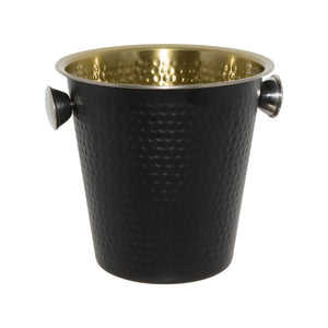 Black and Gold Wine Bucket (21x22cm) - MHF Decor-Delights