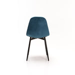 Vanda Velvet Dining Chair (Available in Petrol Blue, Blush and Mustard) - MHF Decor-Delights