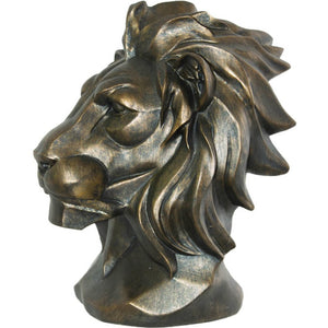Lion Head Gold (22.5 cm) - MHF Decor-Delights
